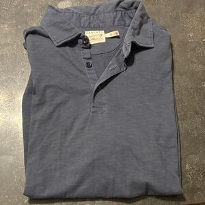 Faherty Men's Slate Polo Shirt